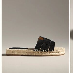 Bibi Lou Suede Espadrille Slide Sandals